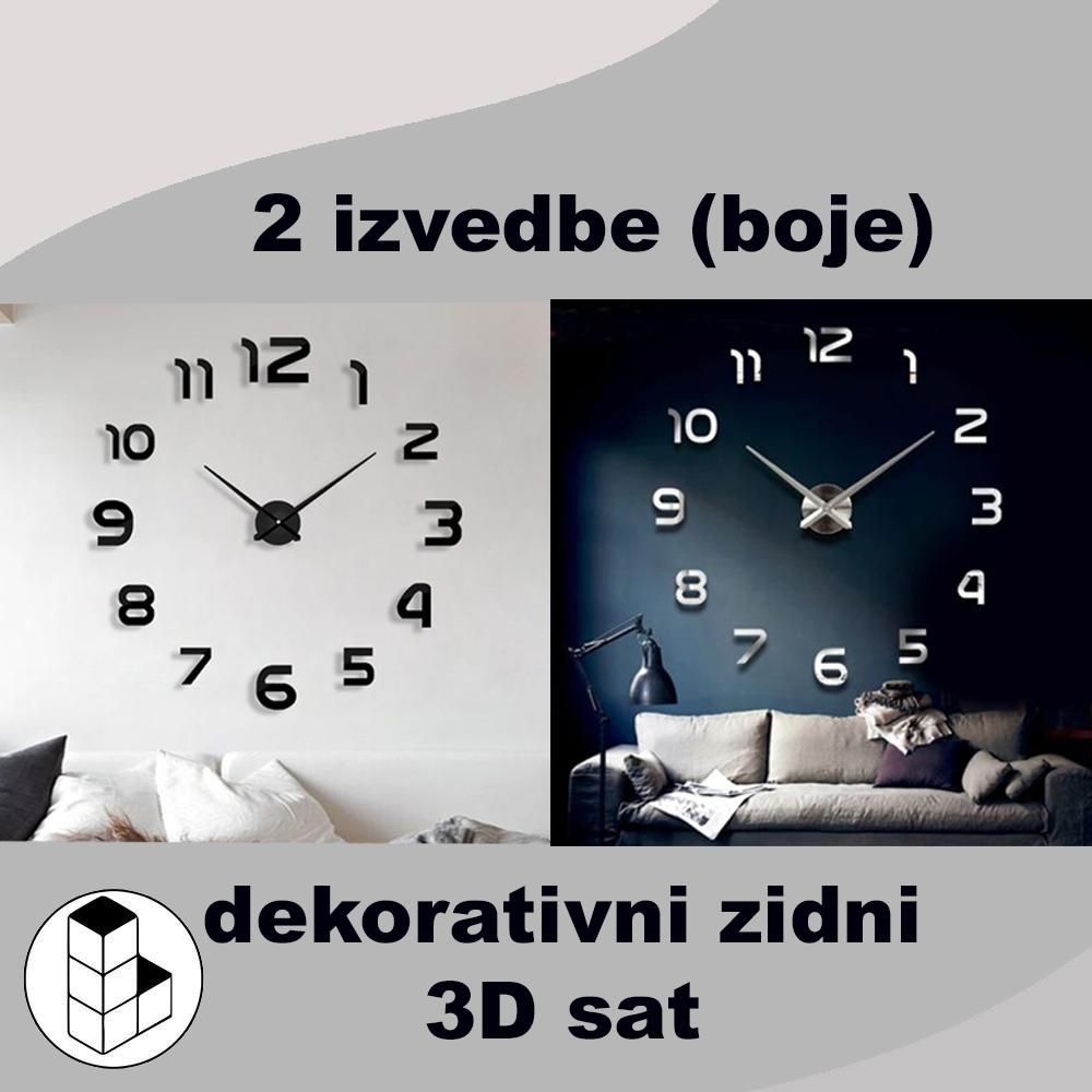 Dekorativni zidni 3D sat Likvidacija